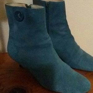 Faux Suede ankle boots